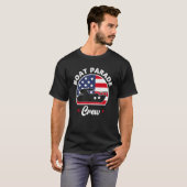 Boat Parade Crew Boating 4th Of July Boater T-shirt (Voorkant volledig)