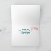 Boat Parade Retro Kerst Kaart (Binnen)