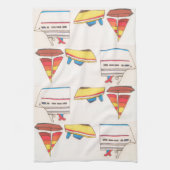 Boat Parade Towel Theedoek (Verticaal)