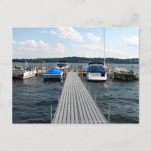 Boat Pier - Chautauqua Lake Briefkaart (Voorkant)