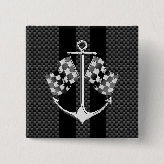 Boat-raceblokken met nanokoolstofvezel vierkante button 5,1 cm (Voorkant)