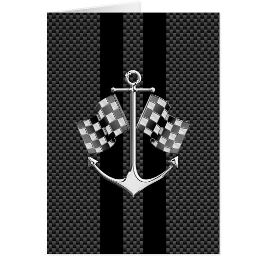 Boat Racend Nautisch in koolstofvezelstijldecor (Voorkant)