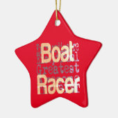 Boat Racer Extraordinaire Keramisch Ornament (Links)