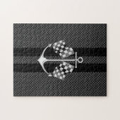 Boat Racing Nautical in Carbon Fibre Style Legpuzzel (Horizontaal)