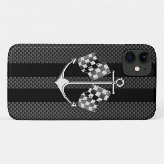 Boat Racing Nautical in koolstofstijl Case-Mate iPhone Case