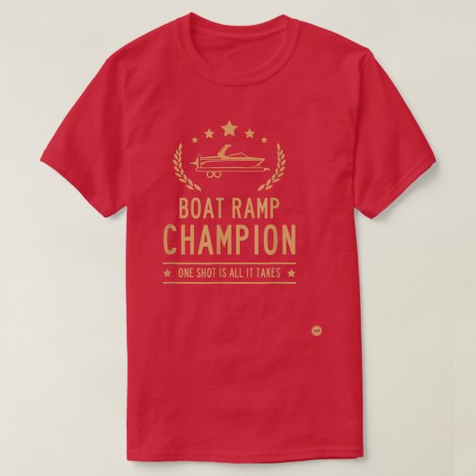 Boat Ramp Champ 2 T-shirt (Design voorkant)