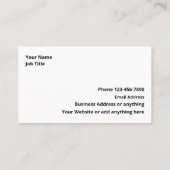 Boat Sales And Maintenance Marine Visitekaartje (Achterkant)