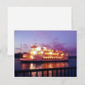 Boat Savannah Georgia Briefkaart (Voorkant / Achterkant)