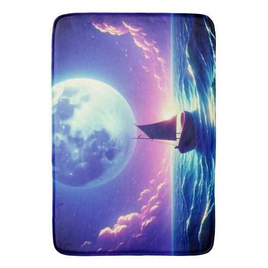 Boat Scene Badmat (Voorkant Verticaal)