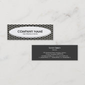 Boat Shape III - Honeycomb Warm Mini Visitekaartje (Voorkant / Achterkant)