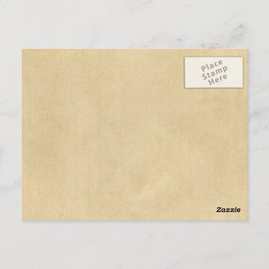 Boat Shipwrecked op een walvis Briefkaart (Achterkant)