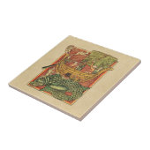 Boat Shipwrecked op een walvis Tegeltje (Zijkant)