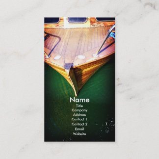 Boat, sjabloon voor visitekaartjes
