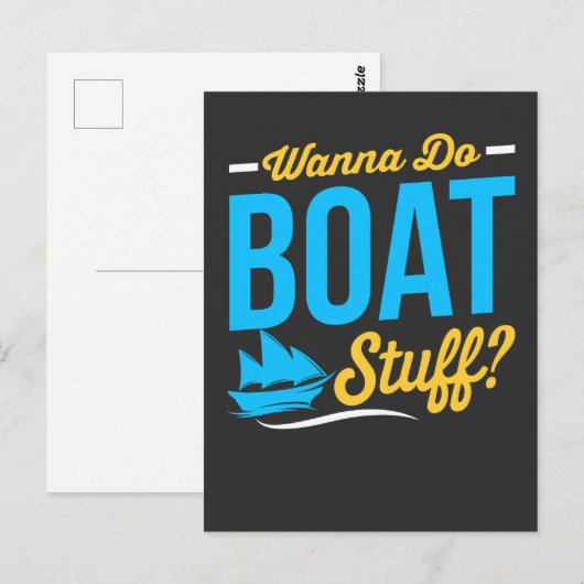 Boat Stuff Briefkaart (Voorkant / Achterkant)