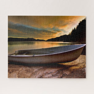 Boat Sunset Legpuzzel