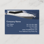 Boat Theme Moderne Visitekaartjes (Voorkant)