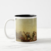 Boat Trip in Rheinsberg Tweekleurige Koffiemok (Links)