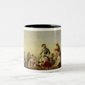 Boat Trip in Rheinsberg Tweekleurige Koffiemok (Center)