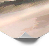 Boat voor Storm Oceaan Poster (Hoek)