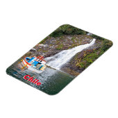 Boat & waterval, Chili Magneet (Linkerzijde)