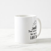 Boat Waves Sun Rays Ain't Nothing Like Lake Days F Koffiemok (Voorkant rechts)