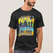 Boat Waves Sun Rays Lake Days T-shirt (Voorkant)
