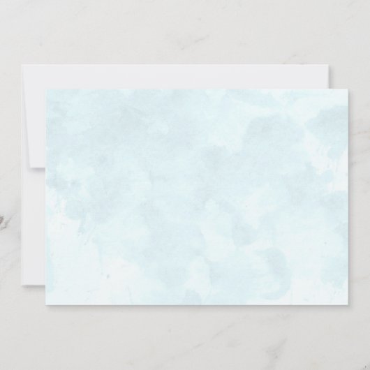 Boat Wedding Invitations Kaart (Achterkant)