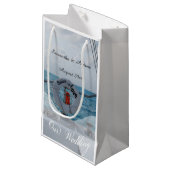 Boat Wedding Nautical Theme Klein Cadeauzakje (Voorkant Gekanteld)