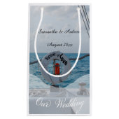Boat Wedding Nautical Theme Klein Cadeauzakje (Voorkant)