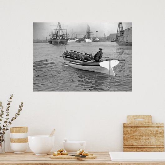 Boatbemanning Poster (Keuken)