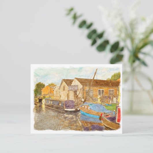 Boatbouwmachines Briefkaart (Staand voorkant)