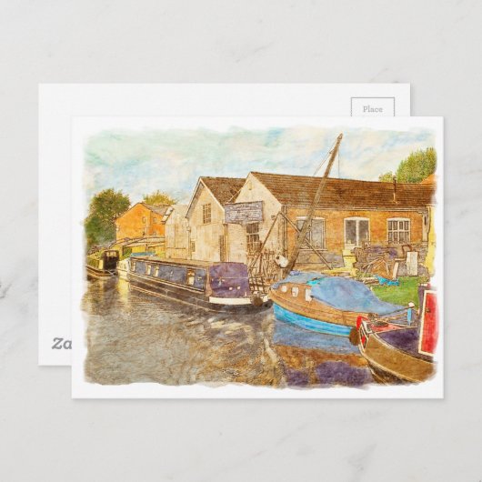 Boatbouwmachines Briefkaart (Voorkant / Achterkant)