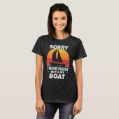 boater captain sailing ship sailor saying boating t-shirt (Voorkant volledig)