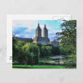 Boaters aan het Central Park Lake, San Remo Briefkaart (Voorkant / Achterkant)