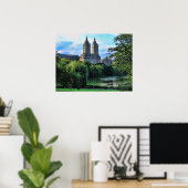 Boaters aan het Central Park Lake, San Remo Poster (Thuiskantoor)