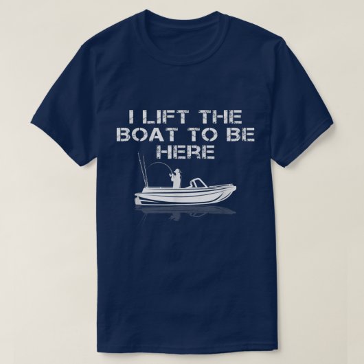 Boaters ik verliet mijn boot om hier te zijn. t-shirt (Design voorkant)