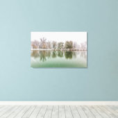 Boathouse, Bospark Canvas Afdruk (Insitu (Houten vloer))