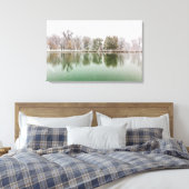 Boathouse, Bospark Canvas Afdruk (Insitu (Slaapkamer))