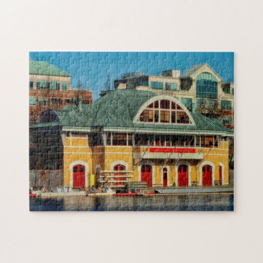 Boathouse Cambridge Massachusetts. Legpuzzel (Horizontaal)