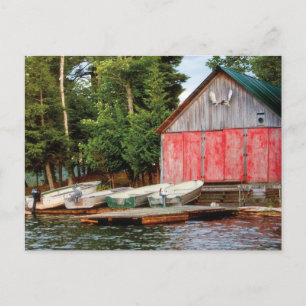 "Boathouse", Canada Buitenlandschapsfoto Briefkaart