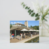 Boathouse in Forest Park Briefkaart (Staand voorkant)