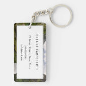 Boathouse in het Obersee-meer in Alpen in Duitslan Sleutelhanger (achterkant)