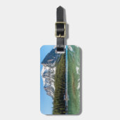 Boathouse naast het Louise-Banff, Canada Bagagelabel (Voorkant verticaal)