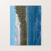 Boathouse naast het Louise-Banff, Canada Legpuzzel (Verticaal)