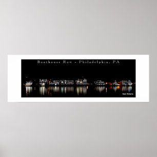 Boathouse Row fotoart poster, Philadelphia, PA Poster