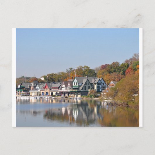 Boathouse Row Philadelphia Briefkaart (Voorkant)