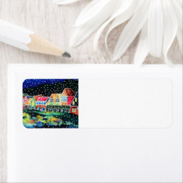 Boathouse Row Philadelphia Label