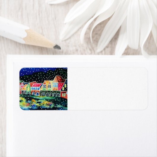 Boathouse Row Philadelphia Label (Insitu)