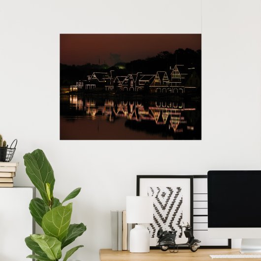 Boathouse Row Poster (Thuiskantoor)