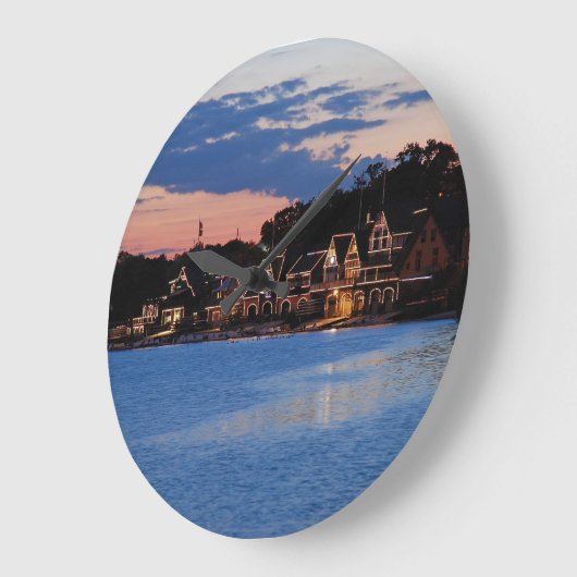 Boathouse Row-schemering Grote Klok (Hoek)